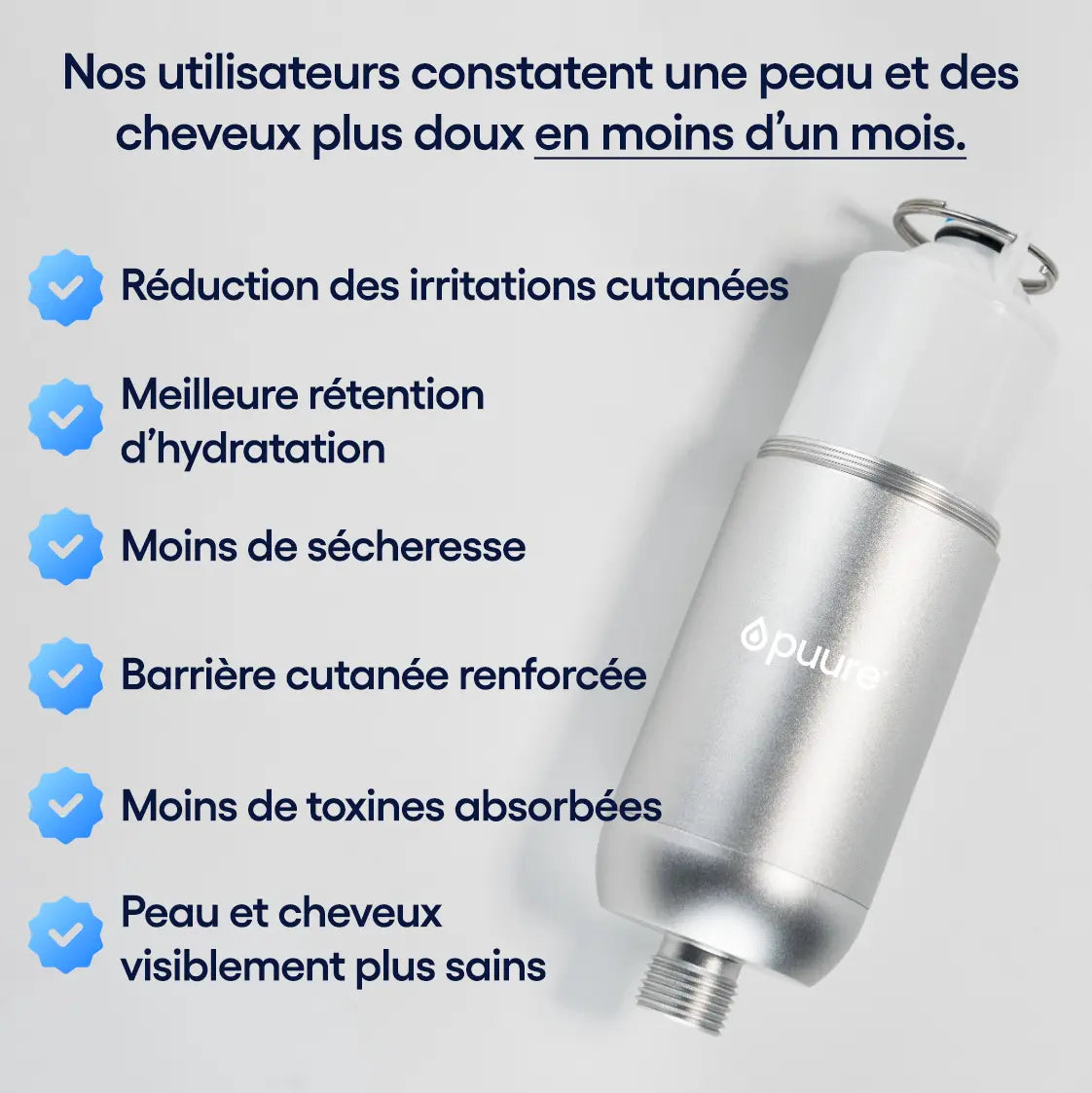 Filtre de douche Puure®